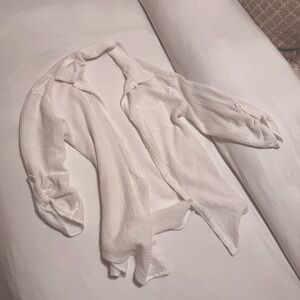 White Beach Cover Up